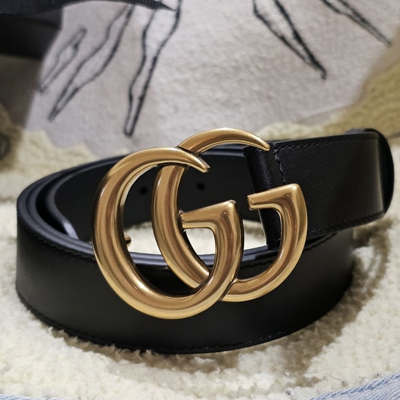 Accessories - Gucci Skinny 1' GG Marmont Belt